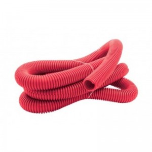 (Pack) Plastic 72" X 5/8" Wire Loom - Red