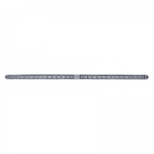 24" Led Light Bar With Two 14 Red Led Light Bar - Clear Lens