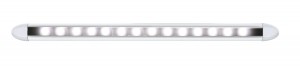 14 Led 6" Slim Light Bar - White  Led / Clear Lens