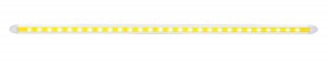 28 Led 12" Slim Light Bar - Amber Led / Clear Lens