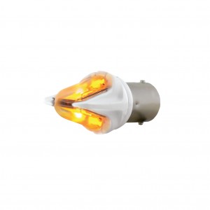2 Hight Power Led 1156 Bulb - Amber