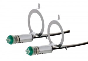 (2/Card) "City Light" Bracket (#38568) - Green Led