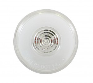 6 Amber Led 2" Clearance/Marker "Glo" Light - Clear Lens