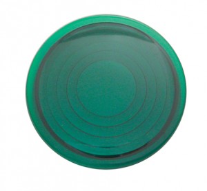 2006+ Peterbilt Round Dome Light Lens - Green
