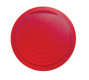 2006+ Peterbilt Round Dome Light Lens - Red