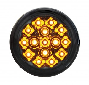 15 Amber Led 2 3/8" Harley Turn Signal - Smoke Lens