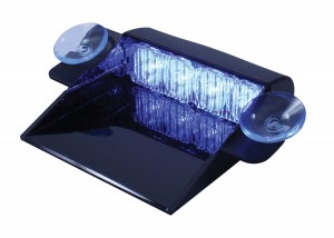 4 High Power Led 11V/30V Dash Strobe Light - Blue