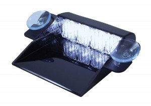 4 High Power Led 11V/30V Dash Strobe Light - White