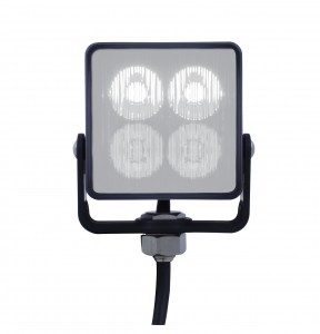 4 High Power Led 12V/24V Square Strobe Lighthead - White