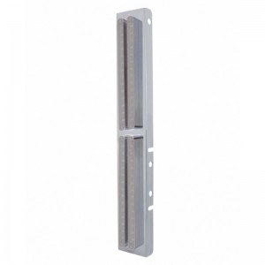 Led Peterbilt Air Cleaner Bracket With 14 Amber Led 12" Light Bar X 8 - Chrome Lens