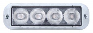 4 Led 12V/24V Strobe Light - Amber