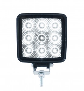 9 Smd Led Square 12V/24V Auxiliary/Utility Light
