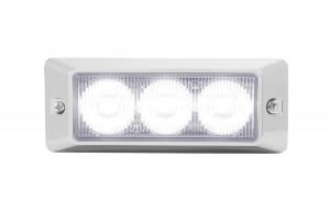 3 Led 12V/24V Strobe Light - White