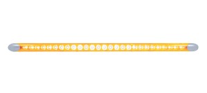 27 High Power Led 21 3/4" Auxiliary/Utility Light Bar - Amber Led/Clear Lens