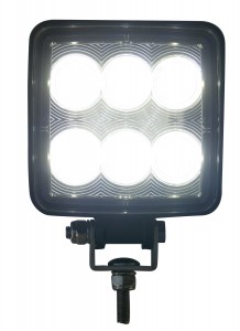 6 High Power Led Square 12V/24V Work Light
