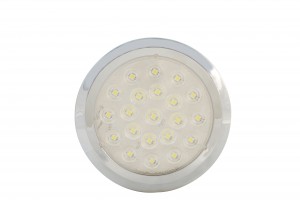 21 High Power Led Dome Light With Chrome Bezel