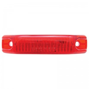 6 Red Led Streamline Design Clearance/Marker Light - Red Lens