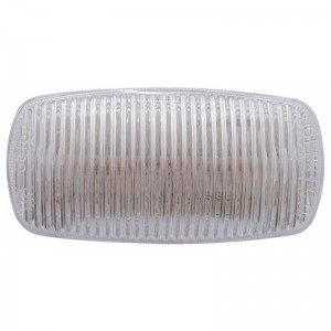 12 Amber Led Rectangular Clearance/Marker Light - Clear "Phantom I" Lens