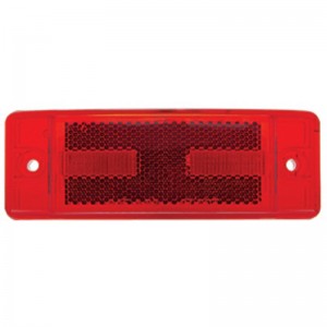 16 Red Led Rectangular Clearance/Marker Light - Red Lens