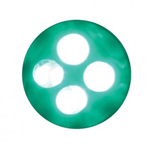 (3/Card) Economy 4 Led 194 Bulb - Green