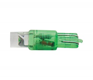 (2/Card) 37/Bp2 Bulb W/ 1 Micro Led Bulb - Green