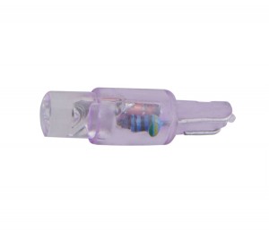 (2/Card) 37/Bp2 Bulb W/ 1 Micro Led Bulb - Purple