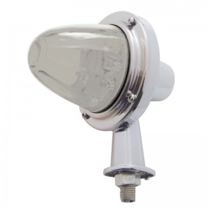 11 Amber Led Watermelon Honda Light W/ 1 1/8" Arm - Clear Lens