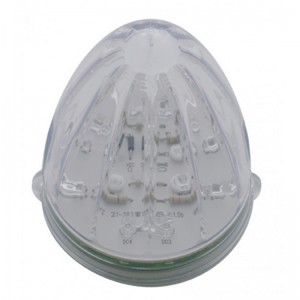 19 Amber Led Grakon 1000 Watermelon Cab Light - Clear Lens