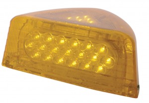 37 Amber Led Peterbilt Front Turn Signal Light - Amber Lens
