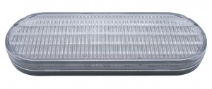 28 White Led Oval Back-Up Light - Clear Lens
