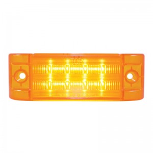 8 Smd Led Rectangular Clearance/Marker Light - Amber