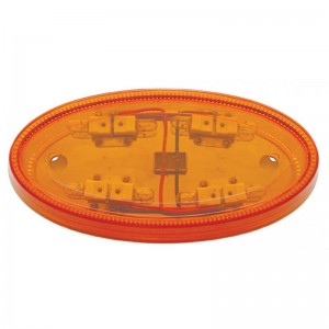 Amber Peterbilt Incandescent Emblem Light