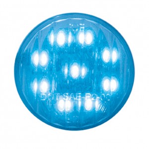 9 Blue Led 2" Auxiliary/Utility Light - Clear Lens