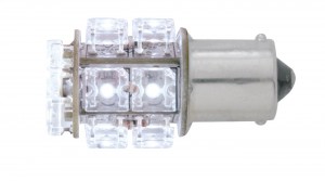 13 White Led 360 Degree 1156 Bulb - Straight Pin