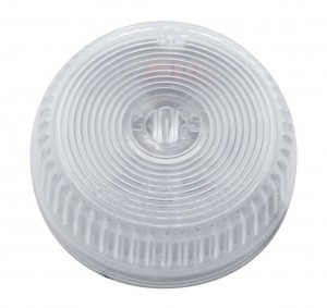 1 Amber Led 2 1/2" Economy Clearance/Marker Light - Clear Lens