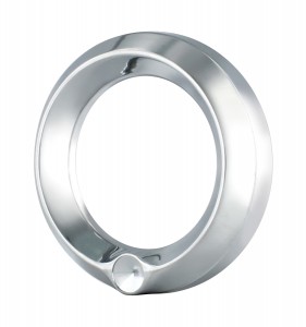 Chrome Peterbilt Speed/Tachometer Gauge Cover - Indented