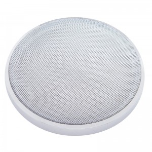 (2/Card) Chrome Plastic 6 1/2" Round Peterbilt Speaker Cover