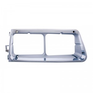 Rectangular Dual Headlight Bezel - Driver Side