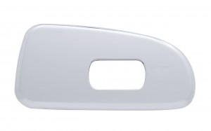 Chrome Plastic 2006+ Peterbilt Window Switch Trim - Passenger Side W/ 1 Opening