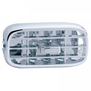 Chrome Plastic 2006+ Peterbilt A/C Vent  - Plain