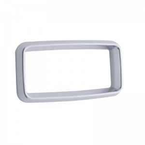 Chrome Plastic 2006+ Peterbilt Center Dash Instrument Bezel