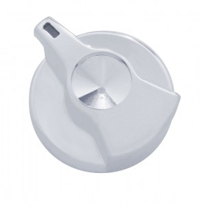 Chrome Plastic Peterbilt Timer Knob - Indented