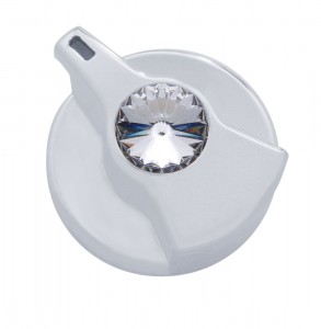 Chrome Plastic Peterbilt Timer Knob W/ Diamond - Clear