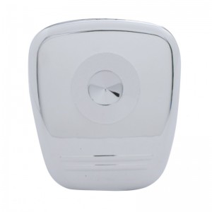 Chrome Plastic 2006+ Peterbilt Diagnostic Cover - Indented