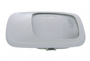 Chrome Plastic 2006+ Peterbilt Rectangular Dome Light Cover - One Opening