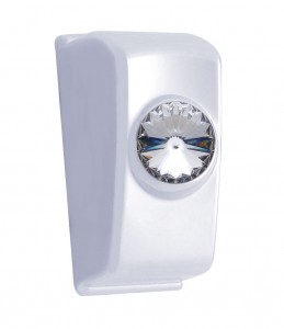 (2/Card) Chrome Plastic 2006+ Kenworth Dash Switch Plug W/ Diamond - Clear