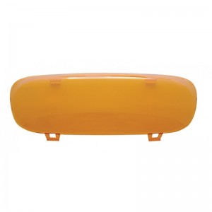 2006+ Kenworth Center Rectangular Dome Lens - Amber