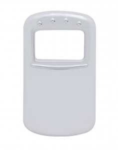 (3/Card) Chrome Plastic Peterbilt Rocker Switch Cover