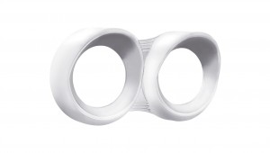 Chrome Plastic 2005- Peterbilt Horizontal 2 Gauge Cluster Cover W/ Visor