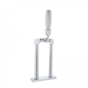 Chrome 11" Air Horn Valve With "Vegas" Grooved Grip